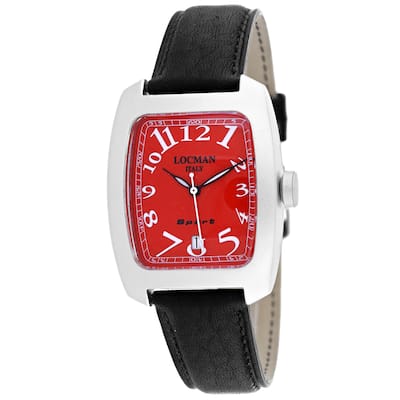 Locman Women's Classic Red Dial Watch - 488RD - 6 (36)