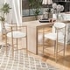preview thumbnail 1 of 56, Christopher Knight Home Elmore Fabric and Iron 30 Inch Barstools (Set of 2)