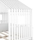 preview thumbnail 8 of 24, Full House Loft Bed with Drawers and Guardrails, White Finish
