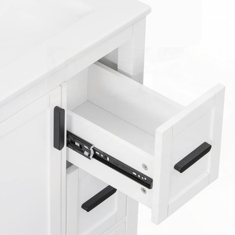 Bathroom Vanity with Ceramic Sink