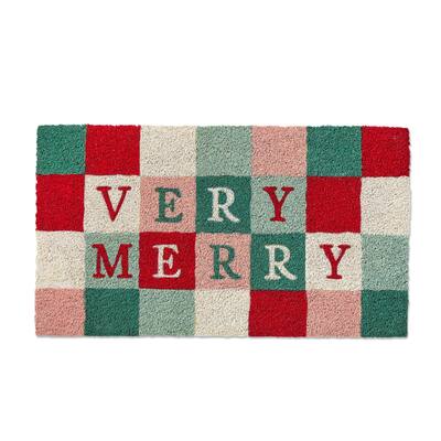 Very Merry Pvc Coir Mat