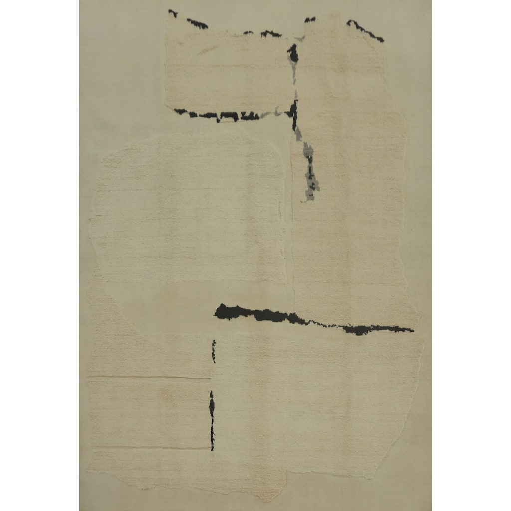 Handmade Wool Gabbeh Vegetable Dye Area Rug Handmade Carpet - 10' 2'' X 8' 0''