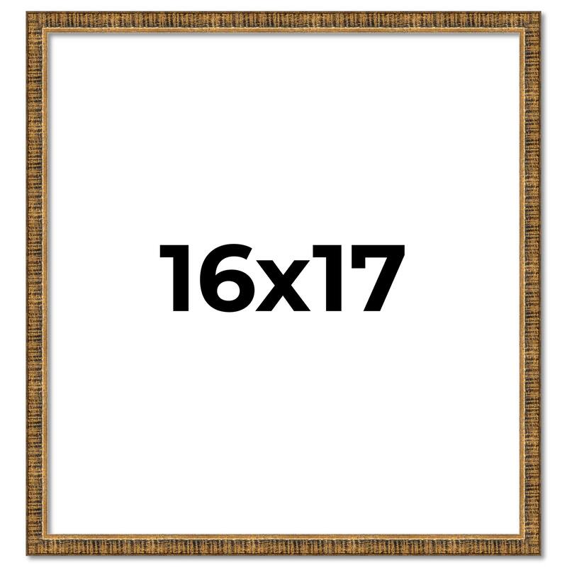 16x17 Frame Gold Solid Wood Picture Frame - Complete Modern Photo