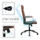 preview thumbnail 6 of 13, Porthos Home Shea Office Chair with Tilt Mechanism, PU Upholstery