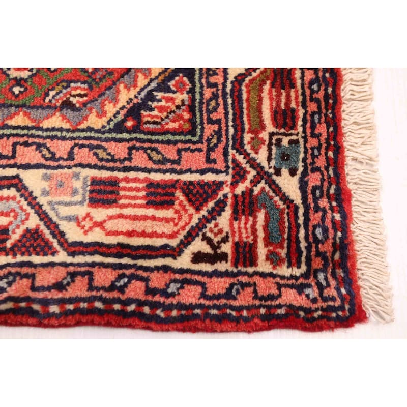 ECARPETGALLERY Hand-knotted Anadol Red Wool Rug - 2'7 x 9'2