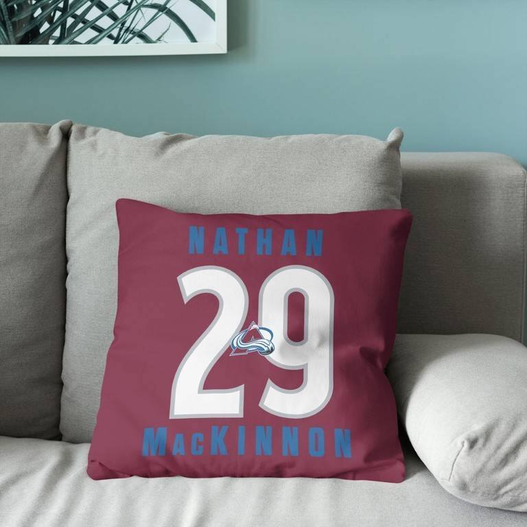 NHL Player 18 Inch Throw Pillow