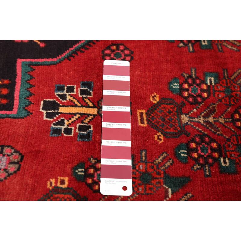 ECARPETGALLERY Hand-knotted Anadol Red Wool Rug - 3'11 x 7'5