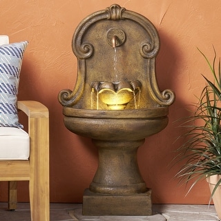Fraser Outdoor Tier Single Spout Fountain Outdoor 2 by Christopher Knight Home
