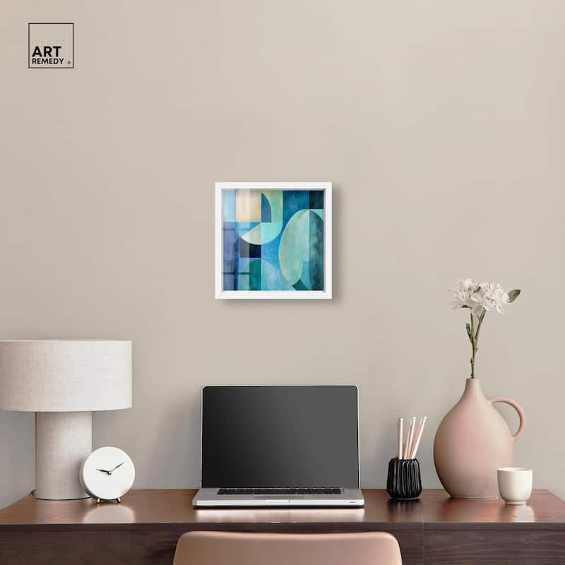Color Blocks II Shadowbox by Art Remedy