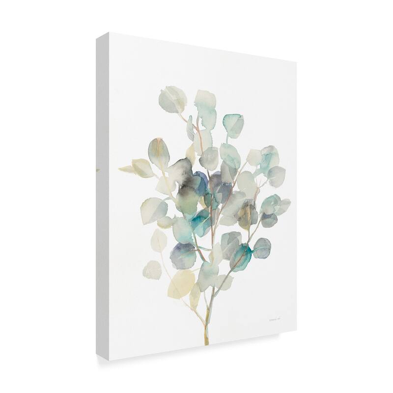 Danhui Nai 'Eucalyptus III White' Canvas Art