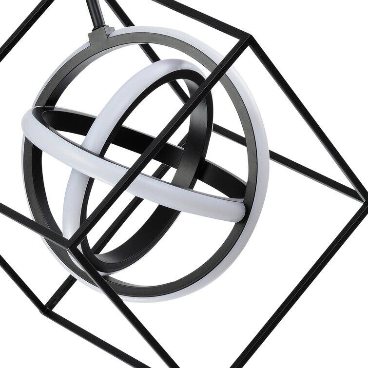 Maxax 3 - Light Unique Square LED Chandelier