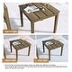 preview thumbnail 44 of 195, Outdoor Teak Solid Wood Patio Furniture Set Loveseat Armchair Table Collection