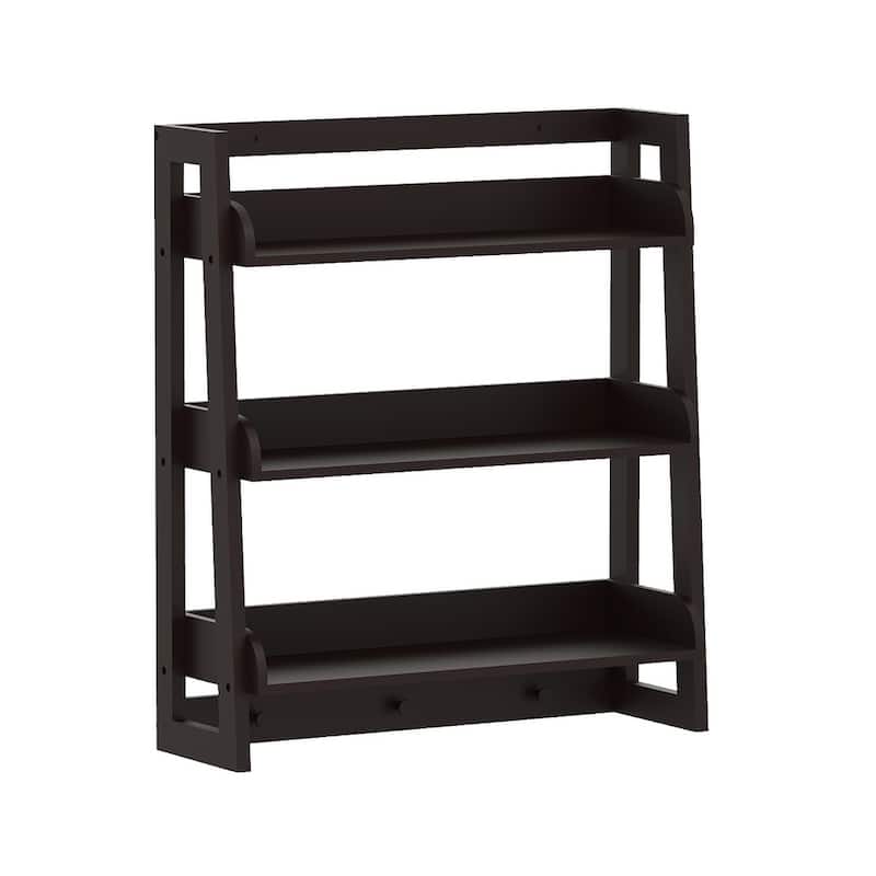 UTEX 3 Tier Bathroom Shelf Wall Mounted with Towel Hooks, Bathroom Organizer Shelf Over The Toilet