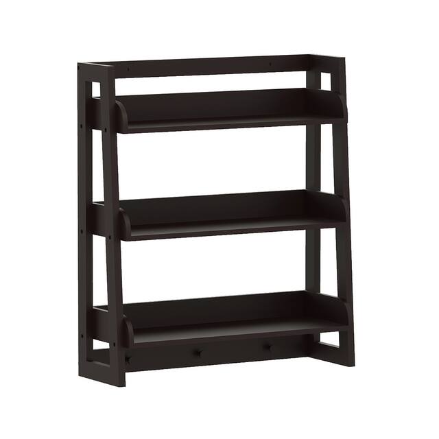 UTEX 3 Tier Bathroom Shelf Wall Mounted with Towel Hooks, Bathroom Organizer Shelf Over The Toilet
