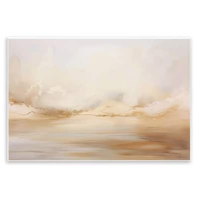 Stupell Neutral Abstract Horizon Line Wall Plaque Art Design By LSR Creative Studio
