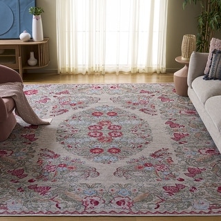 SAFAVIEH Besarabian Machine Washable Jaime French Country Rug