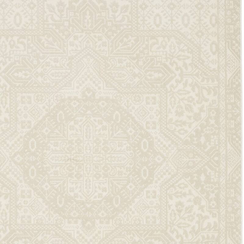 HomeRootsMedallion Transitional Rectangle Area Rug