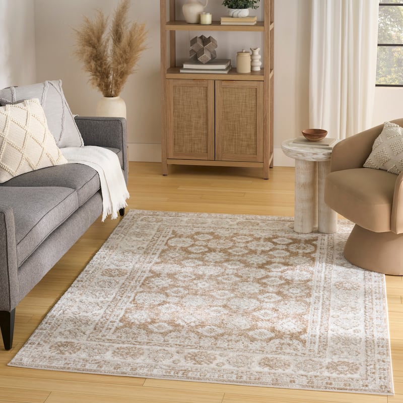 Nourison Dekor Indoor only Persian Area Rug - Cream/Beige - 4' x 6'