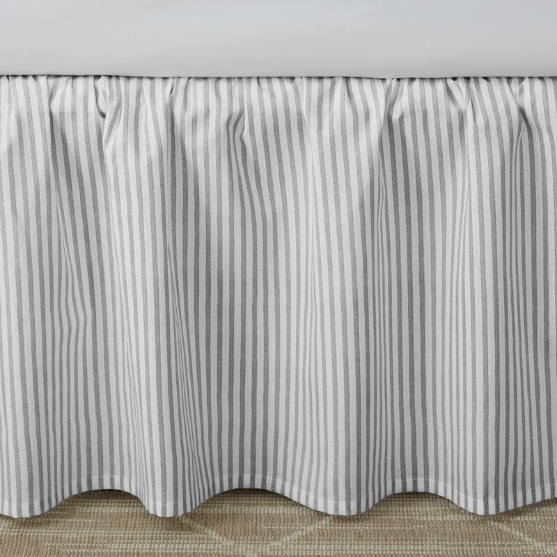 Laura Ashley Classics Printed Cotton Ruffled Bedskirt