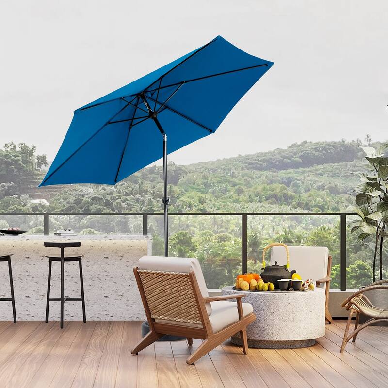 Topcraft 9ft Metal Tiltable Market Umbrella