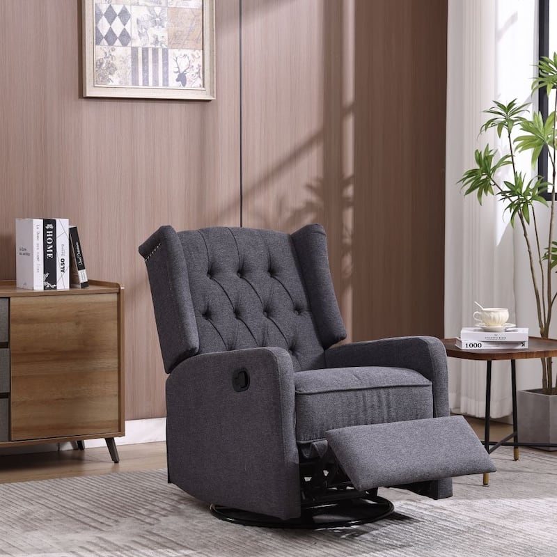 360 Degree Swivel Recliner Rocking Chair