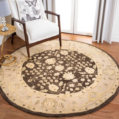 SAFAVIEH Handmade Anatolia Ferdinanda Traditional Oriental Hand-spun Wool Rug