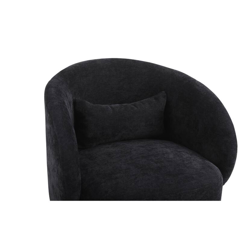 Modern 360 Degree Swivel Accent Chair Armchair, Comfy Velvet Barrel Chair for Living Room,Round Swivel Accent Chair Corner Chair