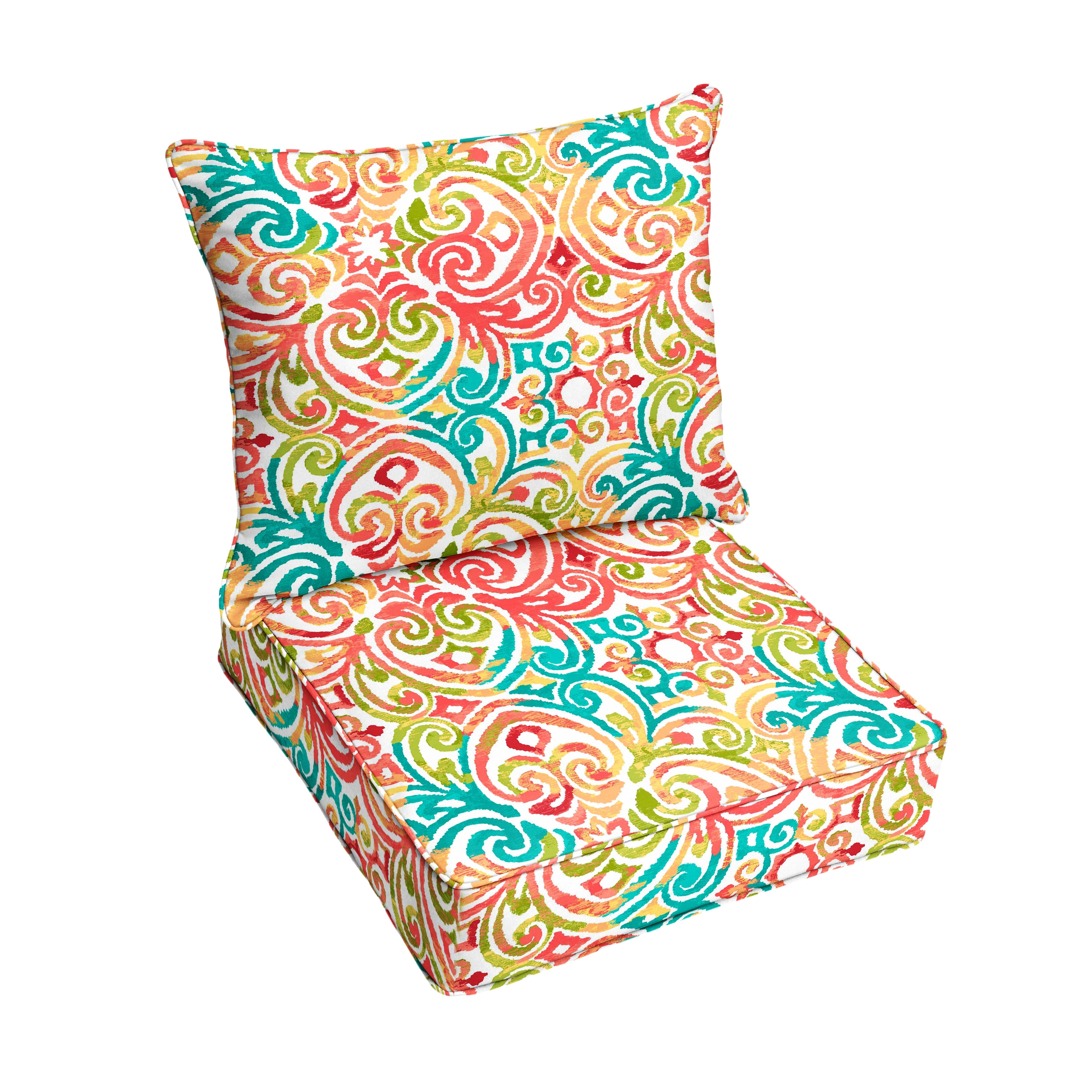 Multi Corded Indoor/ Outdoor Deep Seating Pillow and Cushion - Picture 8 of 11