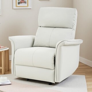 Manual Rocker Recliner Chair with Smooth Rocking & Overstuffed Padding ...