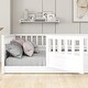 preview thumbnail 9 of 12, Twin Size Floor Bed with Super High Security Barrier, Door, Children's Floor Bed Frame