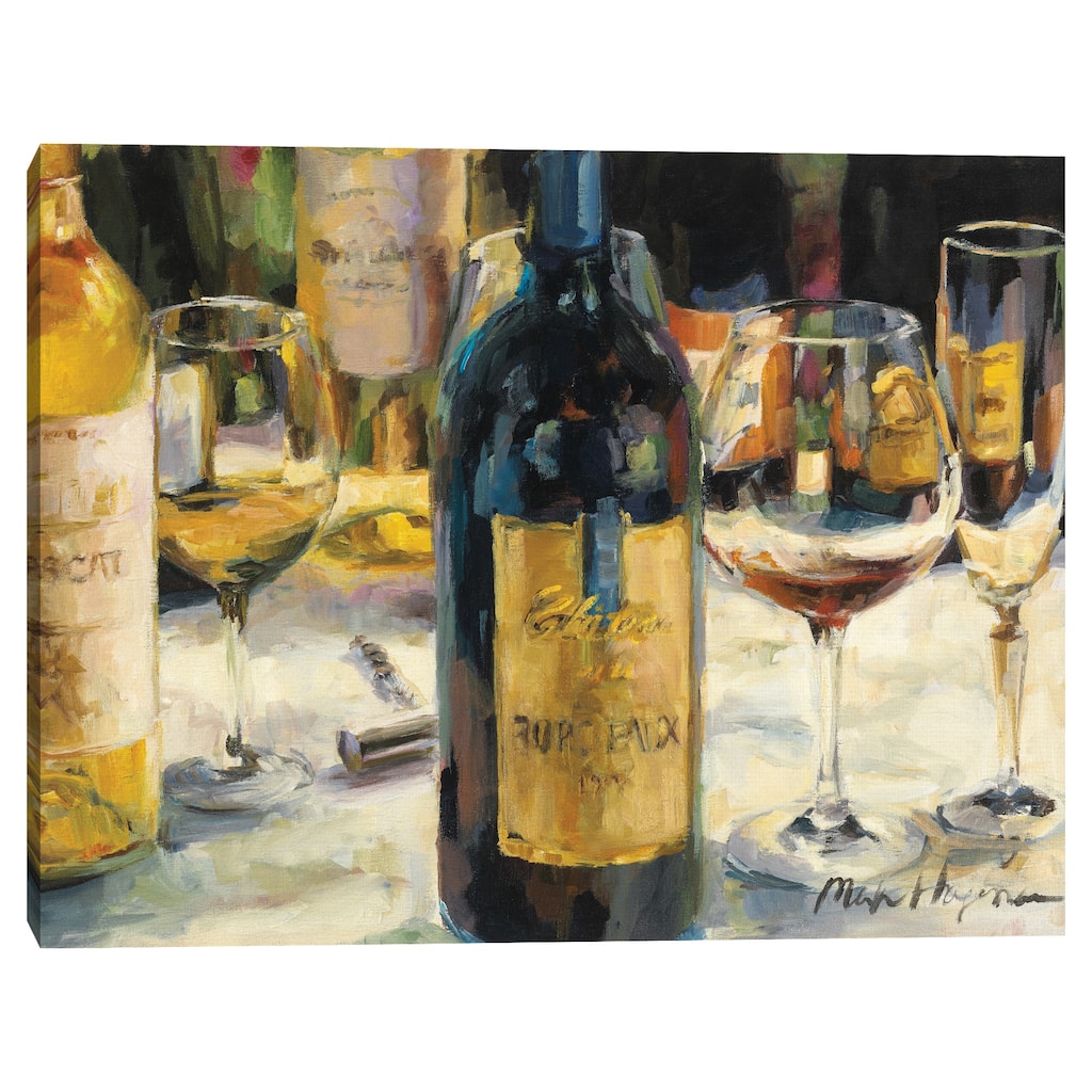 Bordeaux and Muscat by Marilyn Hageman Canvas Art Print