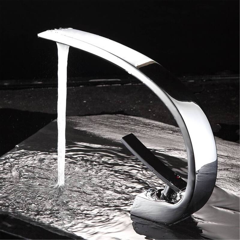 Single Handle Bathroom Faucet Modern Bathroom Sink Faucets Single Hole Basin Vanity Mixer Taps With Valve