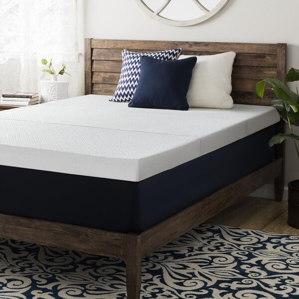 Tri-Fold Mattress 4 inch Memory Foam Topper - Crown Comfort. Opens flyout.