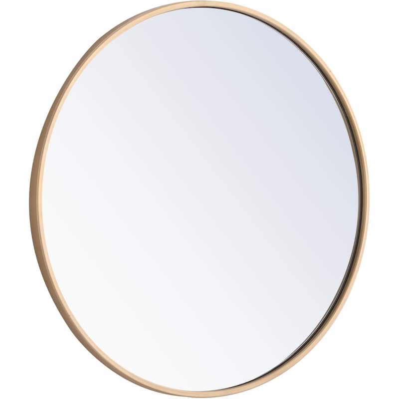Elegant Lighting Eternity 24" Diameter Circular Metal Framed Wall