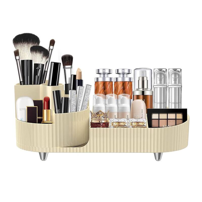 Rotating Makeup Organizer, Cosmetic Storage Display Case
