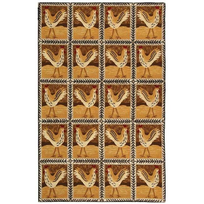 SAFAVIEH Handmade Chelsea Shawnee French Country Wool Rug