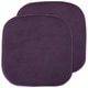 preview thumbnail 97 of 106, 16-in. Square Non-slip Memory Foam Seat Cushions (2 OR 4) - 16 X 16 Set of 2 - eggplant