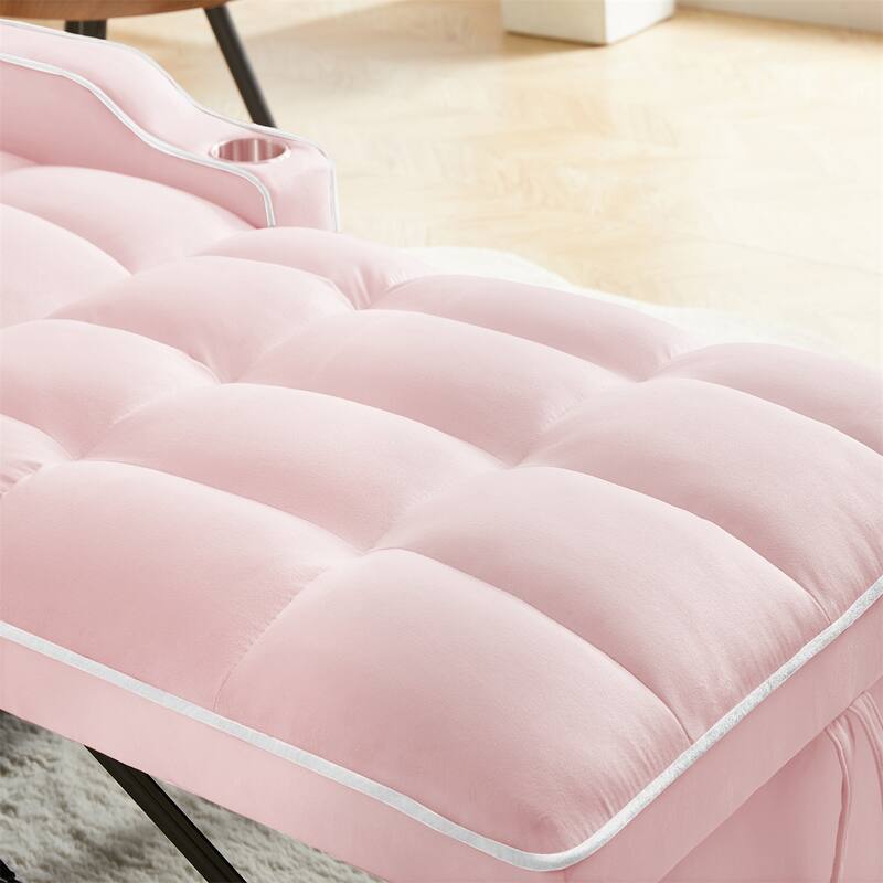 3-in-1 Convertible Sleeper Chair Sofa Bed Adjustable Pull Out