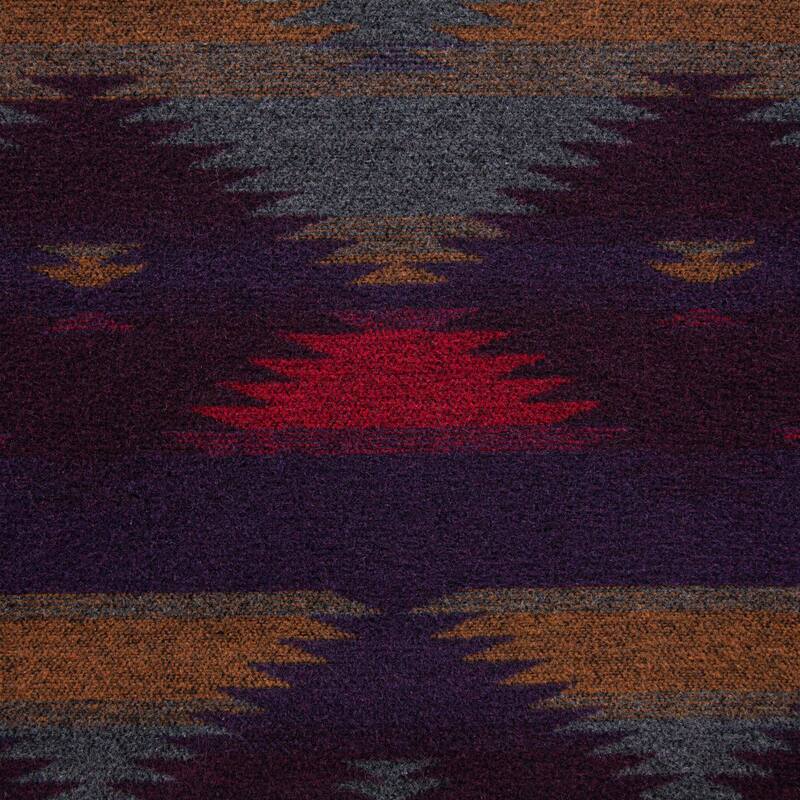 Paseo Road by HiEnd Accents Gila Wool Blend Western Aztec Euro Sham, 27"x27"