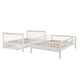 preview thumbnail 26 of 25, Full Over Full Solid Wood Bunk Bed with Twin Trundle, Stairs, Handrails, and Storage Racks for Space-Saving