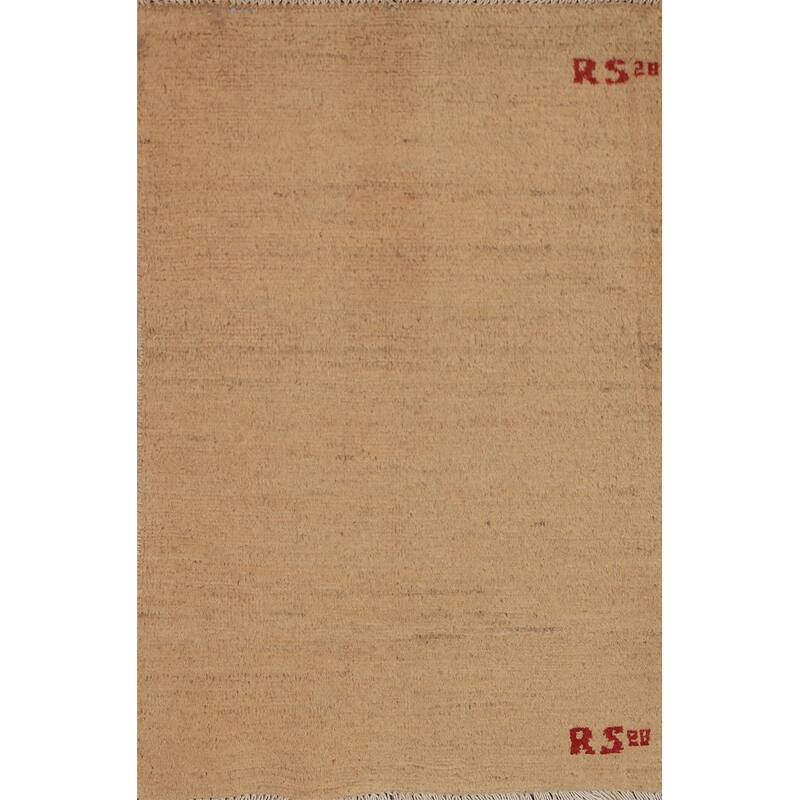 Contemporary Gabbeh Oriental Foyer Rug Handmade Wool Carpet - 2'0"x 3'3"