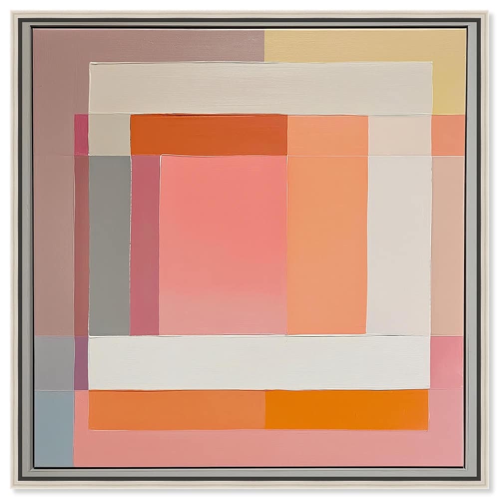 Minimal Color Blocks I Canvas by Art Remedy