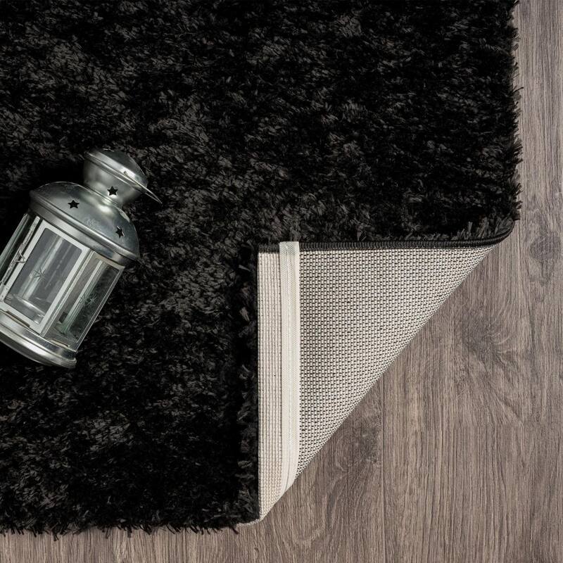 Luxe Weavers Solid Plush Shag Area Rug