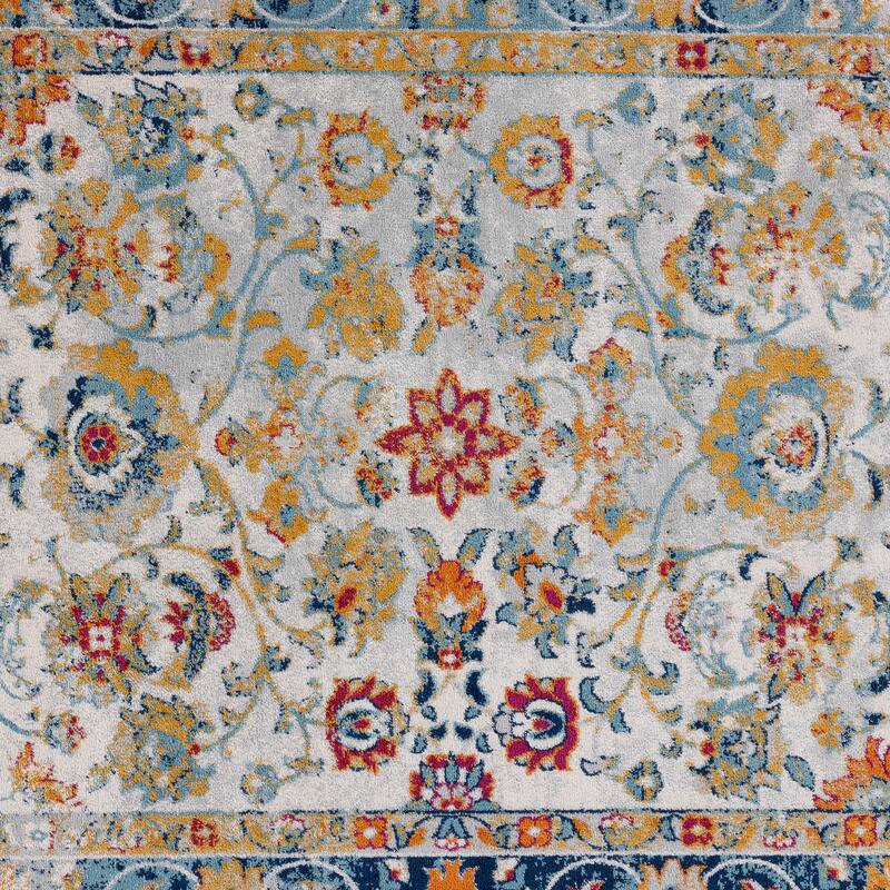 Gematria French Country Floral Indoor Area Rug
