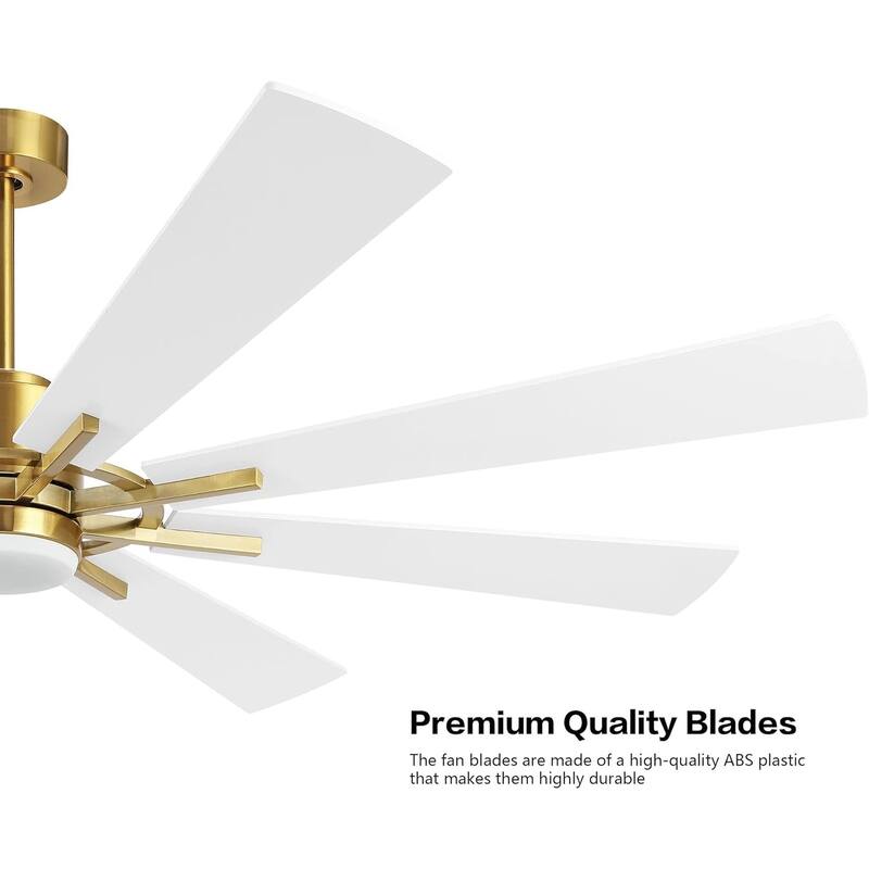 AeroBlade 80" 8-Blade 6-Speed Ceiling Fan with LED Light