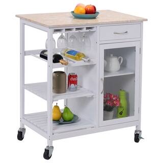 White Kitchen Carts For Less Overstock Com