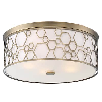 Minka Lavery LED 20" Wide Flush Mount Drum Ceiling Light