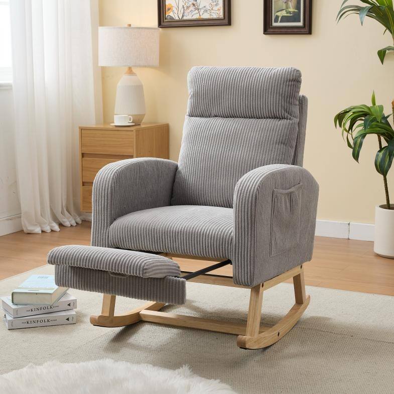 Rocking Chair with Side Pocket