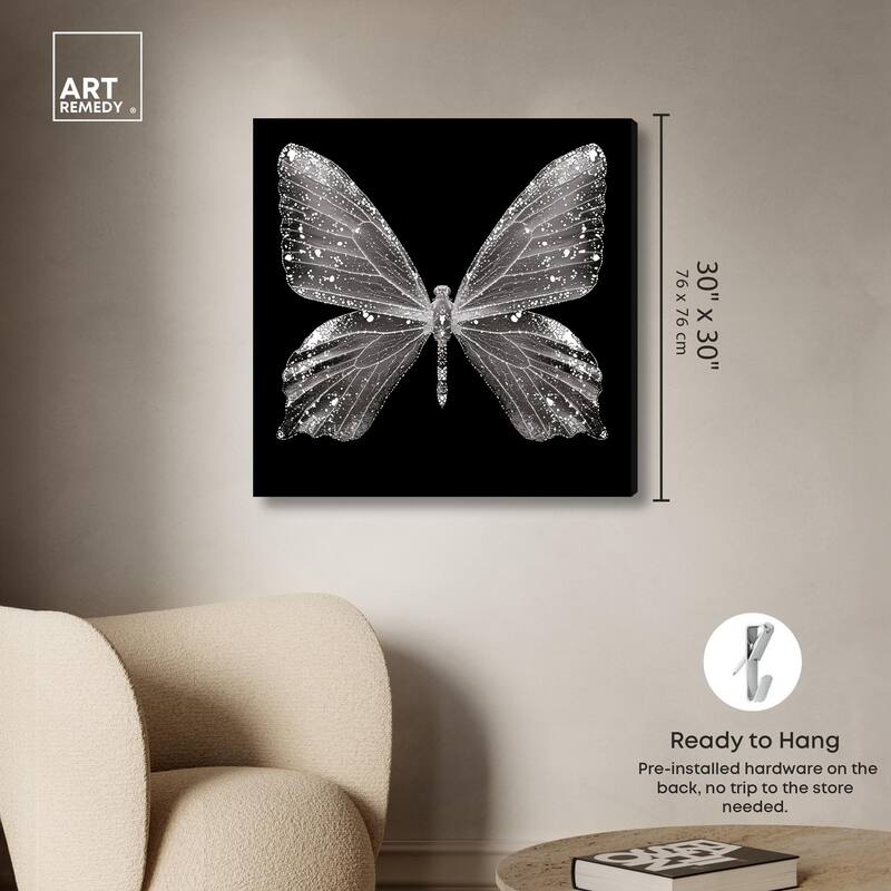 Stardust Wings II Canvas by Art Remedy, Gallery Wrapped