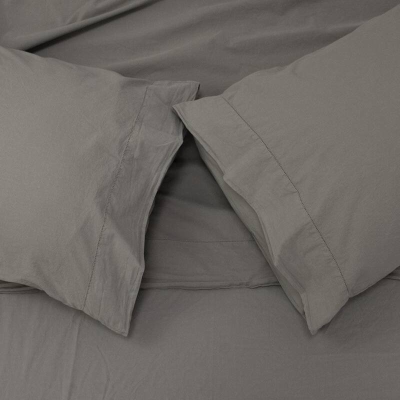Jennifer Adams Relaxed Cotton Percale Sheet Set